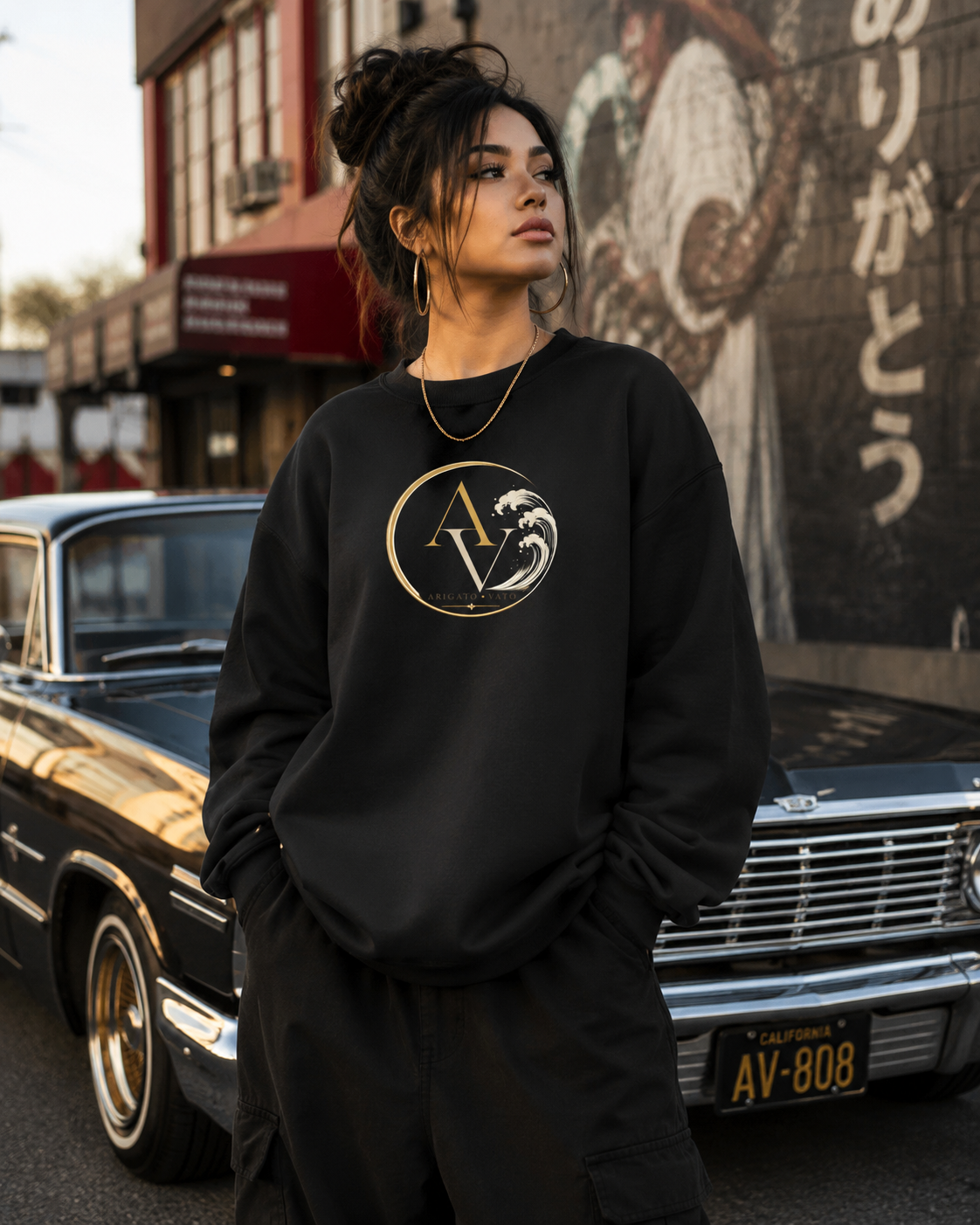 AV Oversized heavyweight sweatshirt UNISEX