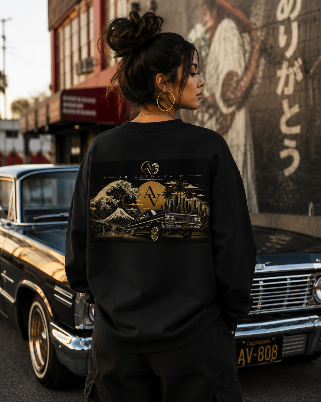 AV Oversized heavyweight sweatshirt UNISEX